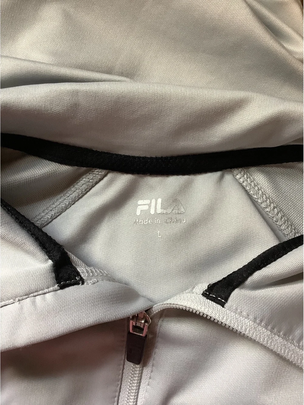 Men’s long sleeve Fila jacket, size large